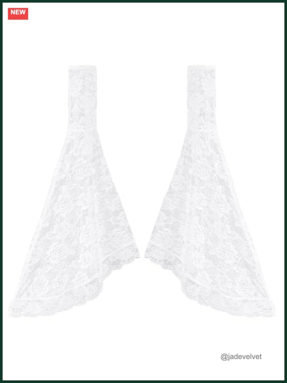 Lace Arm Sleeves Detachable Gothic Costume Accessory One Size